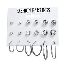 Load image into Gallery viewer, Minimalist Mixed Small Earrings Set Simple Geometric Stud Earrings for Women Girls Tiny Ear Studs Pendientes Kleine Oorbellen