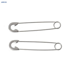 Load image into Gallery viewer, JAVRICK Gothic Surgical Steel Safety Pin Long Stud Earrings Ear Threader Fashion Jewelry Exquisite Earrings