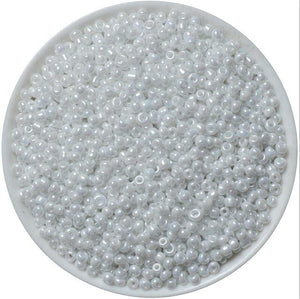 1000Pcs/lot 45 Colors 2mm Crystal Glass Czech Seed Beads Loose Miyuki Spacer Hama Beads For DIY Jewelry Making Perles Berloque