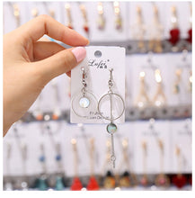 Load image into Gallery viewer, GRACE JUN 2018 Hot Sale Rhinestone Pearl Enamel Clip on Earrings for Women Fashion Party Prom Stuedent Style No Pierced Earrings