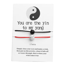 Load image into Gallery viewer, 17KM Bohemian Heart Couples Bracelets Set For Women Men Infinite Wing Knot Contrast Bracelet Best Friend Wish Jewelry 2pcs/set