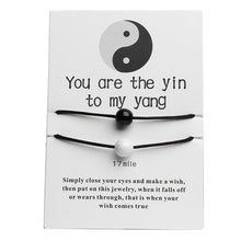 Load image into Gallery viewer, 17KM Bohemian Heart Couples Bracelets Set For Women Men Infinite Wing Knot Contrast Bracelet Best Friend Wish Jewelry 2pcs/set