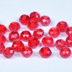 4 6 8mm Austria Spacer Rondelle Crystal Beads Beads for Needlework Women Diy Accessories Pearls Loose Facet Glass Beads