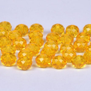 4 6 8mm Austria Spacer Rondelle Crystal Beads Beads for Needlework Women Diy Accessories Pearls Loose Facet Glass Beads