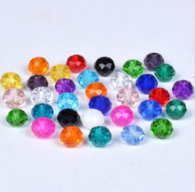 Load image into Gallery viewer, 4 6 8mm Austria Spacer Rondelle Crystal Beads Beads for Needlework Women Diy Accessories Pearls Loose Facet Glass Beads