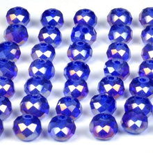 Load image into Gallery viewer, 4 6 8mm Austria Spacer Rondelle Crystal Beads Beads for Needlework Women Diy Accessories Pearls Loose Facet Glass Beads