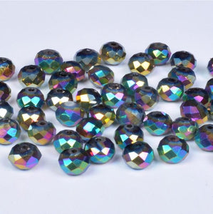 4 6 8mm Austria Spacer Rondelle Crystal Beads Beads for Needlework Women Diy Accessories Pearls Loose Facet Glass Beads