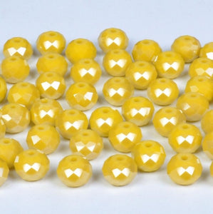 4 6 8mm Austria Spacer Rondelle Crystal Beads Beads for Needlework Women Diy Accessories Pearls Loose Facet Glass Beads