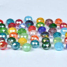 Load image into Gallery viewer, 4 6 8mm Austria Spacer Rondelle Crystal Beads Beads for Needlework Women Diy Accessories Pearls Loose Facet Glass Beads