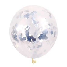 Load image into Gallery viewer, 5pcs 12&quot; Foil Confetti Latex Inflatable Balloons Helium Wedding Birthday Summer Bachelorette Party DIY Making Decoration