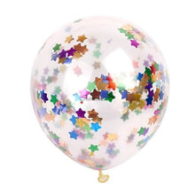 Load image into Gallery viewer, 5pcs 12&quot; Foil Confetti Latex Inflatable Balloons Helium Wedding Birthday Summer Bachelorette Party DIY Making Decoration
