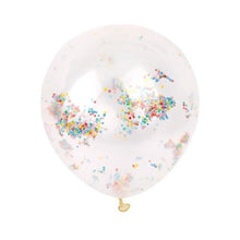 Load image into Gallery viewer, 5pcs 12&quot; Foil Confetti Latex Inflatable Balloons Helium Wedding Birthday Summer Bachelorette Party DIY Making Decoration