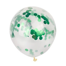 Load image into Gallery viewer, 5pcs 12&quot; Foil Confetti Latex Inflatable Balloons Helium Wedding Birthday Summer Bachelorette Party DIY Making Decoration