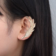 Load image into Gallery viewer, 1PC Steampunk Wrap Clip On Ear Cuff Crystal Feather Wing Earrings Bow Tie Ear Clip Helix Cartilage boucle d&#39;oreille clip