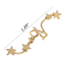 Load image into Gallery viewer, 1PC Steampunk Wrap Clip On Ear Cuff Crystal Feather Wing Earrings Bow Tie Ear Clip Helix Cartilage boucle d&#39;oreille clip