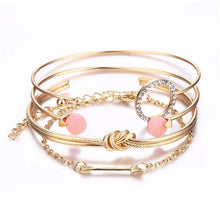 Load image into Gallery viewer, Fashion gold bracelet women and bracelets 2019 ladies boho circle knot adjustable bracelet female fashion jewelry Drop shipping