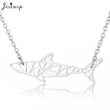 Load image into Gallery viewer, Jisensp Stainless Steel Razor Blades Pendant Necklaces Men Jewelry Steel Shaver Shape Necklaces &amp; Pendants Women Collares