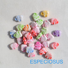 Load image into Gallery viewer, Cartoon Animals Shape Acrylic Beads Handmade Bracelet Charms Antique Spacer Findings Jewelry Accessories Handcraft Making 100pcs