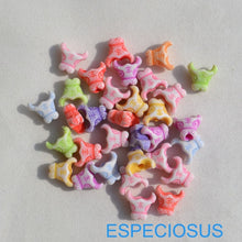 Load image into Gallery viewer, Cartoon Animals Shape Acrylic Beads Handmade Bracelet Charms Antique Spacer Findings Jewelry Accessories Handcraft Making 100pcs
