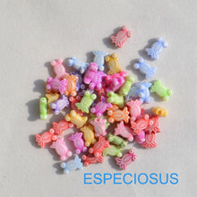 Load image into Gallery viewer, Cartoon Animals Shape Acrylic Beads Handmade Bracelet Charms Antique Spacer Findings Jewelry Accessories Handcraft Making 100pcs