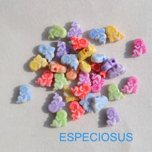 Load image into Gallery viewer, Cartoon Animals Shape Acrylic Beads Handmade Bracelet Charms Antique Spacer Findings Jewelry Accessories Handcraft Making 100pcs