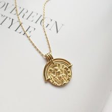 Load image into Gallery viewer, Coin Necklace 925 Silver Choker Kolye Gold Pendant Charm Minimalism Vintage Boho Bijoux Femme Collier Necklace Women Jewelry