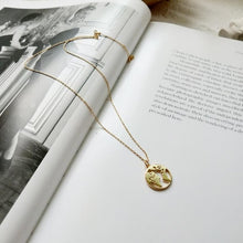 Load image into Gallery viewer, Coin Necklace 925 Silver Choker Kolye Gold Pendant Charm Minimalism Vintage Boho Bijoux Femme Collier Necklace Women Jewelry