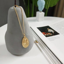 Load image into Gallery viewer, Coin Necklace 925 Silver Choker Kolye Gold Pendant Charm Minimalism Vintage Boho Bijoux Femme Collier Necklace Women Jewelry