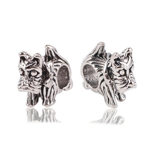 New Free Shipping Sliver Plated Bead Mickey Fairytale Animal Love Charm Fit Original Pandora Bracelet Necklace DIY Women Jewelry