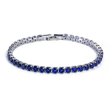 Load image into Gallery viewer, Luxury 4mm Cubic Zirconia Tennis Bracelets Iced Out Chain Crystal Wedding Bracelet For Women Men Gold Silver Bracelet Jewelry