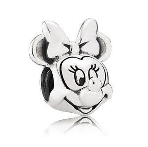 AIFEILI Women's Bracelet Jewelry European Charm Beads Personality Pendant Series Suitable for Pandora Mickey Katie Lovely