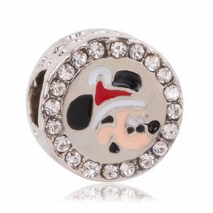 AIFEILI Women's Bracelet Jewelry European Charm Beads Personality Pendant Series Suitable for Pandora Mickey Katie Lovely