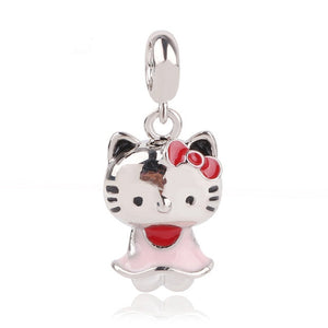 AIFEILI Women's Bracelet Jewelry European Charm Beads Personality Pendant Series Suitable for Pandora Mickey Katie Lovely