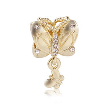 Load image into Gallery viewer, Fit Original Pandora Charms Bracelet Trinket Jewelry For Women Making 2019 New Girl with Pigtails Family Hat Boy Mrs. Wise Bead