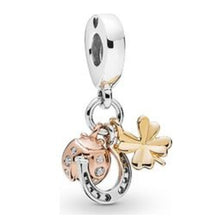 Load image into Gallery viewer, Fit Original Pandora Charms Bracelet Trinket Jewelry For Women Making 2019 New Girl with Pigtails Family Hat Boy Mrs. Wise Bead
