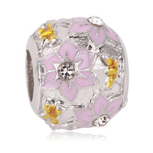 Load image into Gallery viewer, Fit Original Pandora Charms Bracelet Trinket Jewelry For Women Making 2019 New Girl with Pigtails Family Hat Boy Mrs. Wise Bead