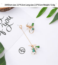 Load image into Gallery viewer, 3#2019 New Korean Mori Simple Retro Cold Wind Earrings Geometric Flower Cactus Acrylic Pendant Women&#39;s Earrings Clothing Jewelry